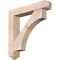 Ekena Millwork Westlake Arts and Crafts Smooth Bracket w/ Offset Brace, Douglas Fir, 7 1/2"W x 40"D x 40"H BKT0806X40X40WTL03SDF - alternate 1